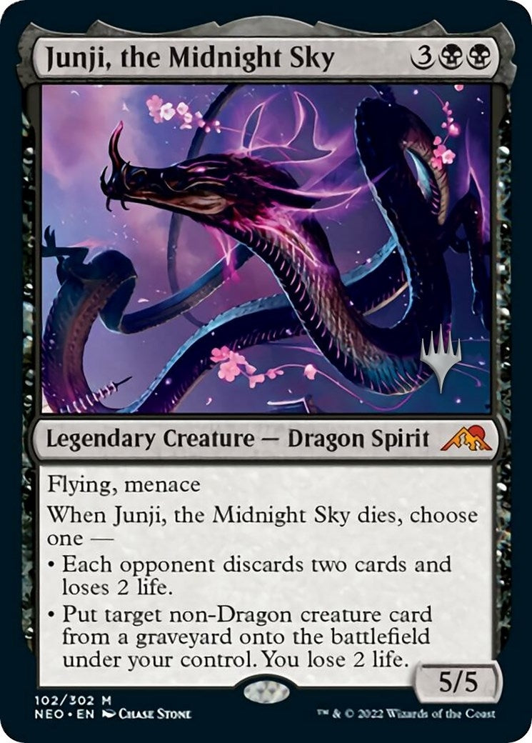 Junji, the Midnight Sky (102) (Promo Pack: Kamigawa: Neon Dynasty)