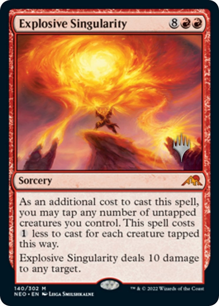 Explosive Singularity (140) (Promo Pack: Kamigawa: Neon Dynasty)