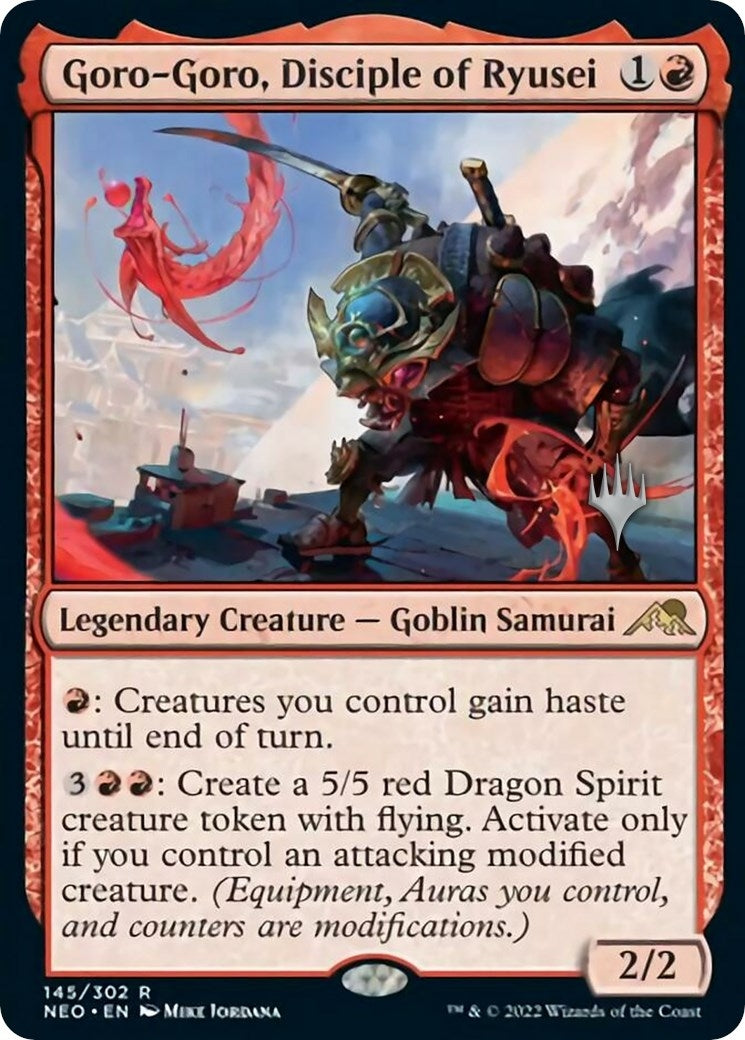 Goro-Goro, Disciple of Ryusei (145) (Promo Pack: Kamigawa: Neon Dynasty)