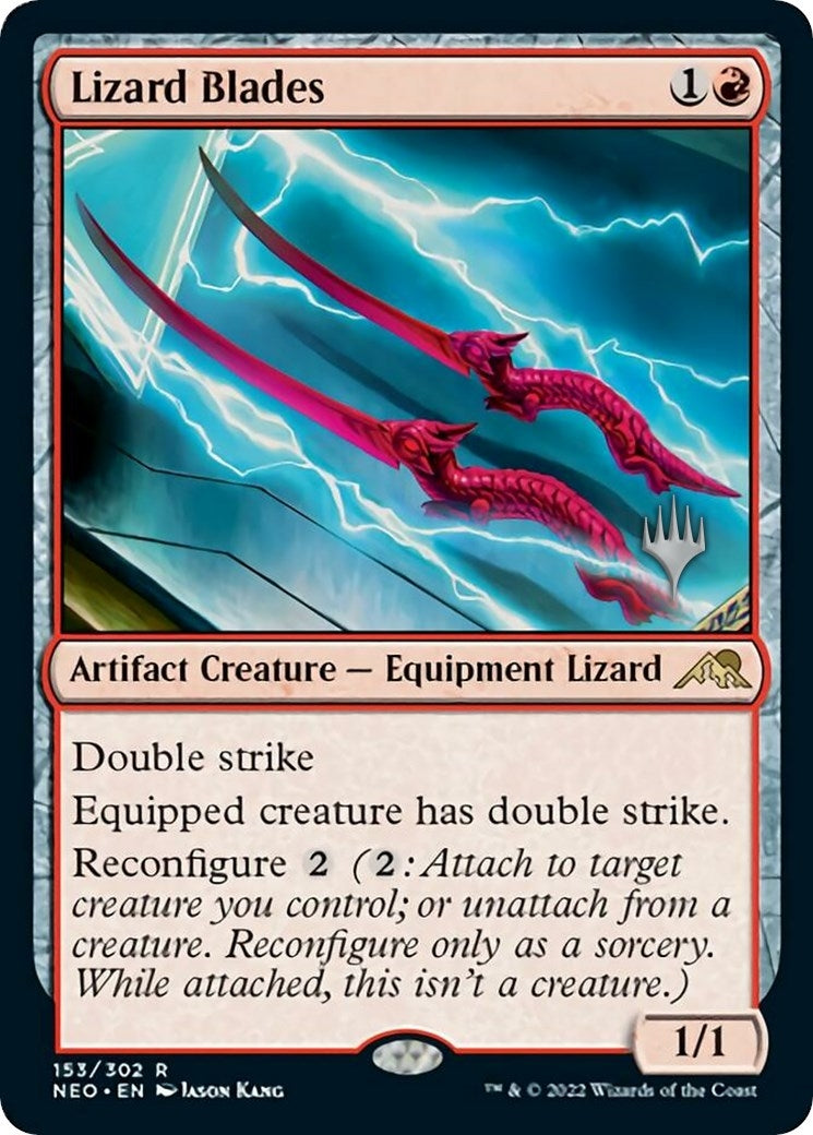 Lizard Blades (153) (Promo Pack: Kamigawa: Neon Dynasty)