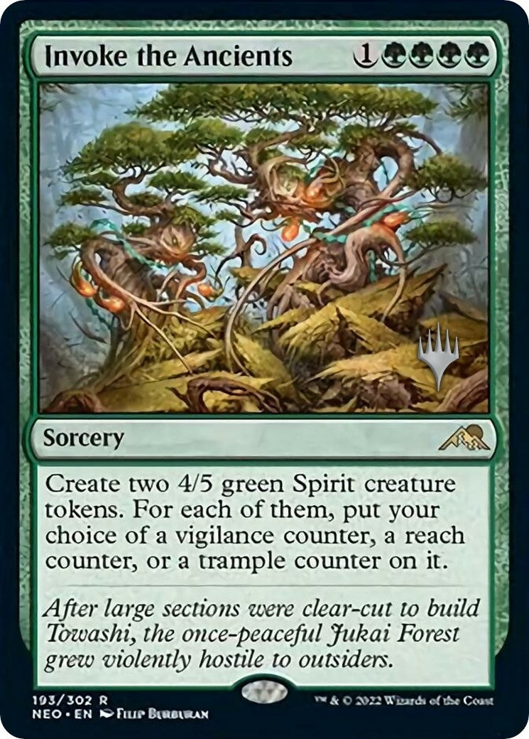 Invoke the Ancients (193) (Promo Pack: Kamigawa: Neon Dynasty)