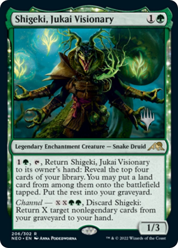 Shigeki, Jukai Visionary (206) (Promo Pack: Kamigawa: Neon Dynasty)