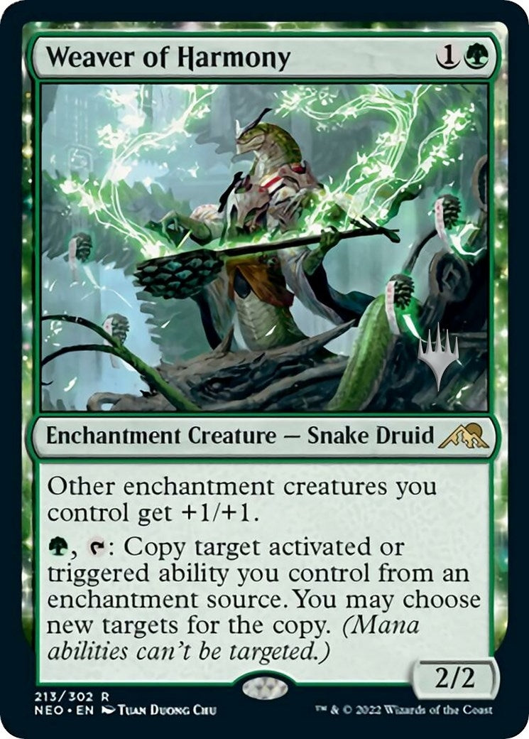 Weaver of Harmony (213) (Promo Pack: Kamigawa: Neon Dynasty)