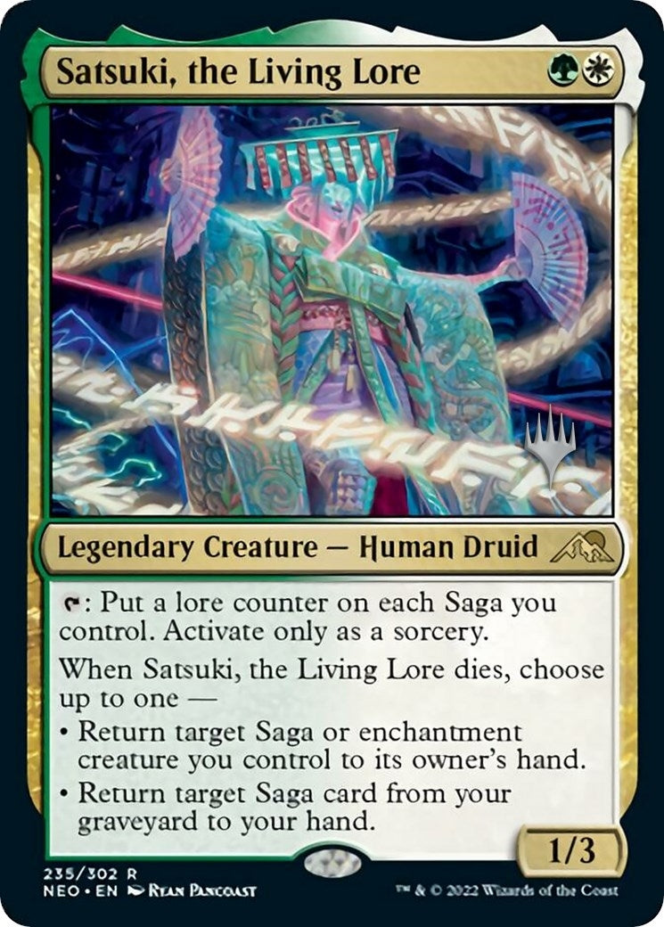 Satsuki, the Living Lore (235) (Promo Pack: Kamigawa: Neon Dynasty)