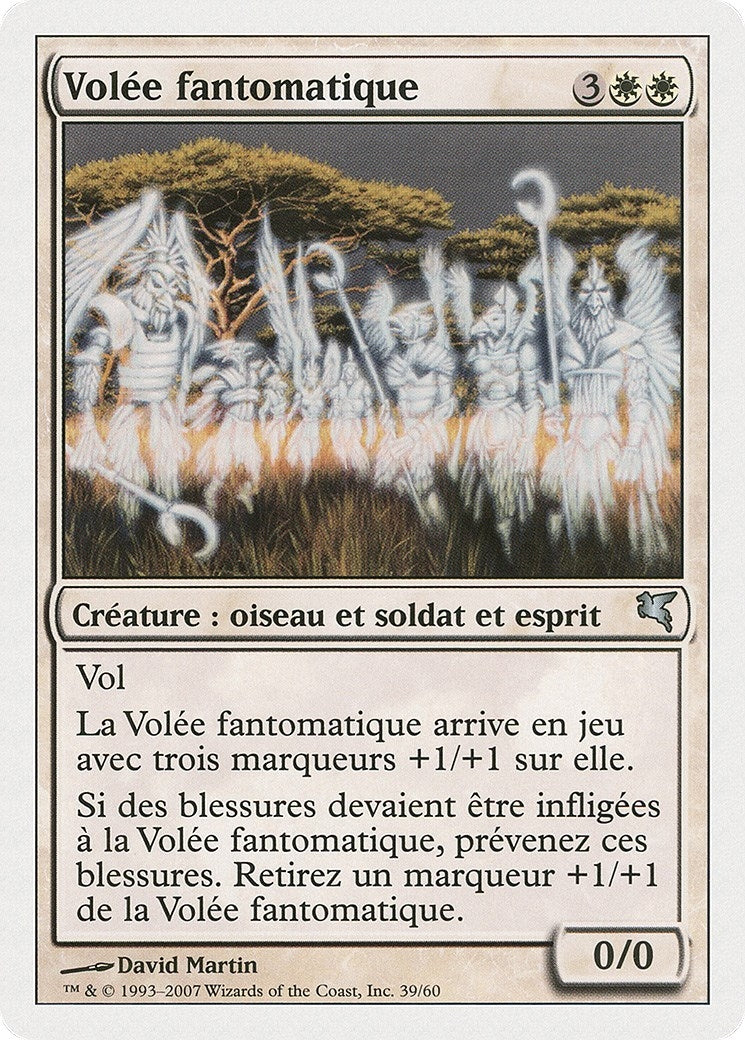 Phantom Flock (French) - "Volée fantomatique" (C39) (C39) (Magic Encyclopedia 2005 (Salvat/Hachette))