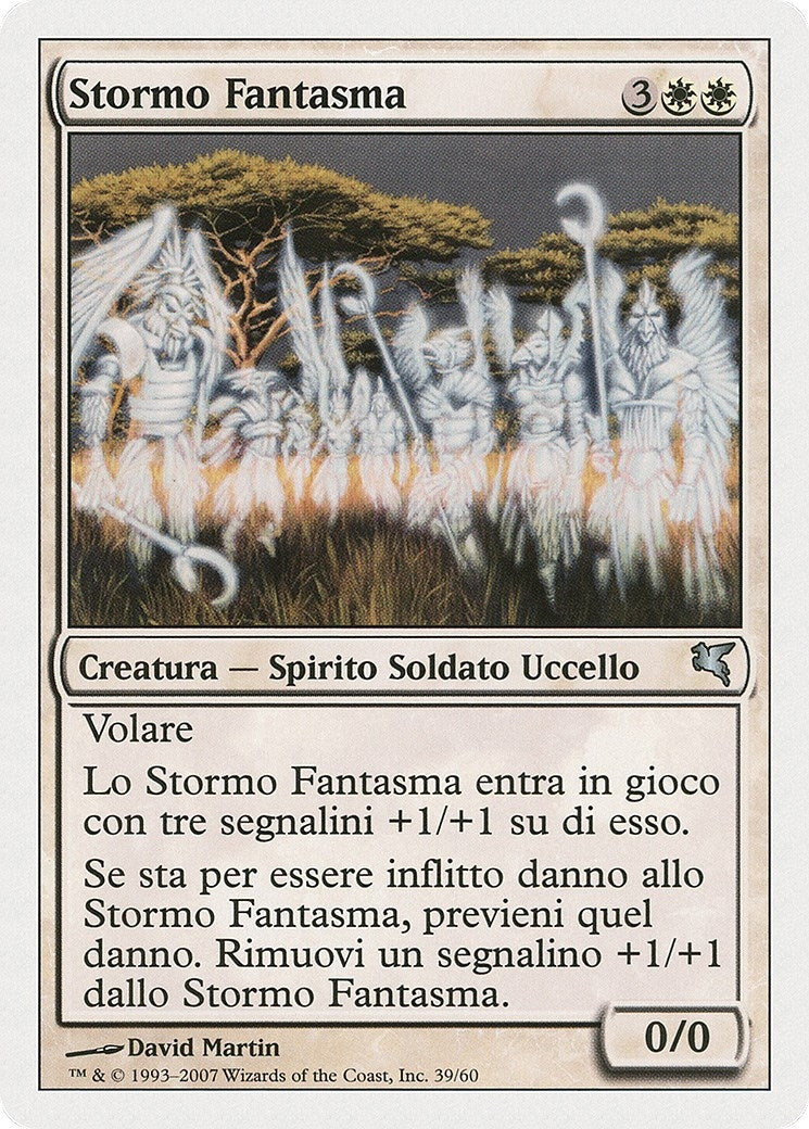 Phantom Flock (Italian) - "Stormo Fantasma" (C39) (C39) (Magic Encyclopedia 2005 (Salvat/Hachette))