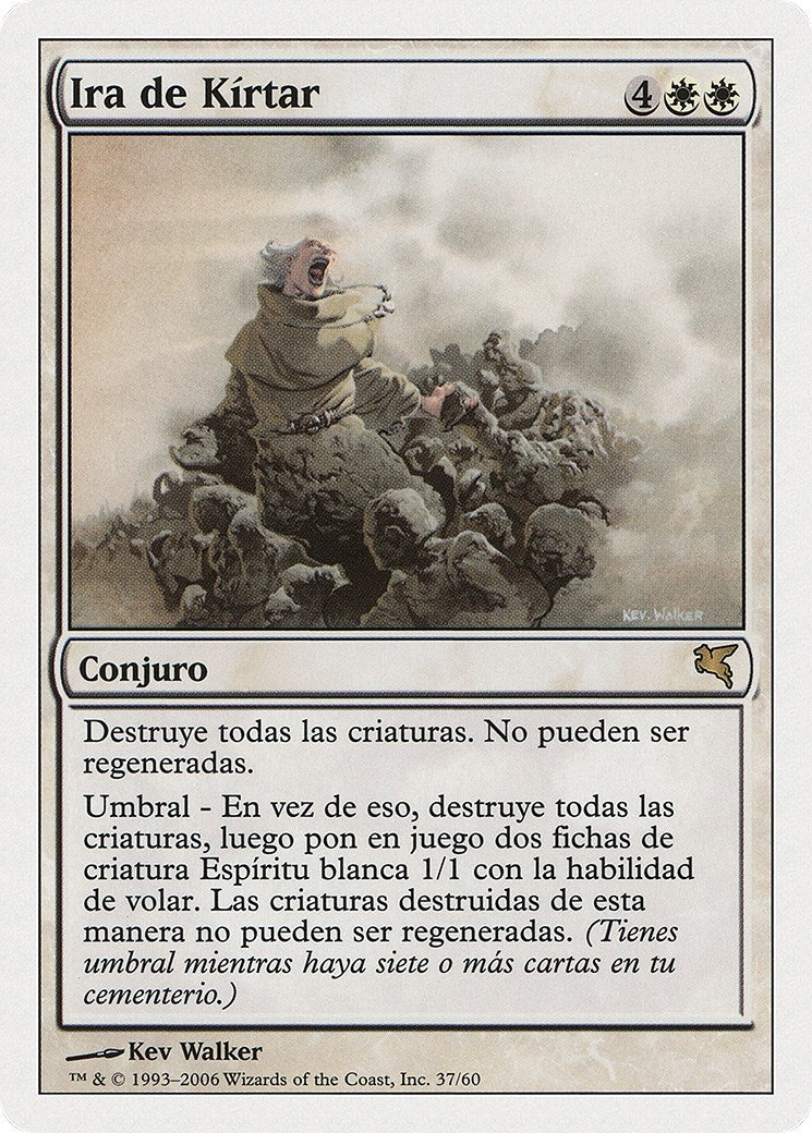 Kirtar's Wrath (Spanish) - "Ira de Kírtar" (C37) (Magic Encyclopedia 2005 (Salvat/Hachette))