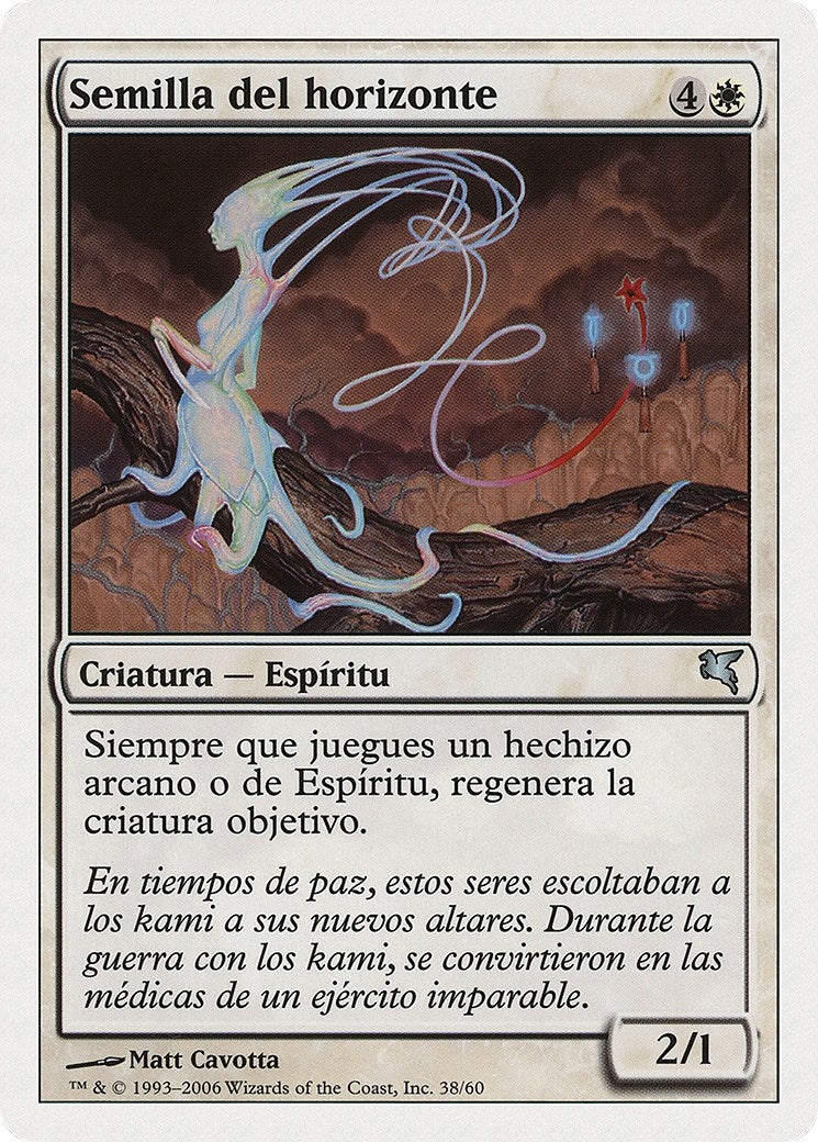 Horizon Seed (Spanish) - "Semilla del horizonte" (C38) (Magic Encyclopedia 2005 (Salvat/Hachette))