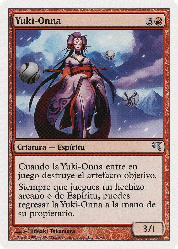 Yuki-Onna (Spanish) - "Yuki-Onna" (C41) (Magic Encyclopedia 2005 (Salvat/Hachette))