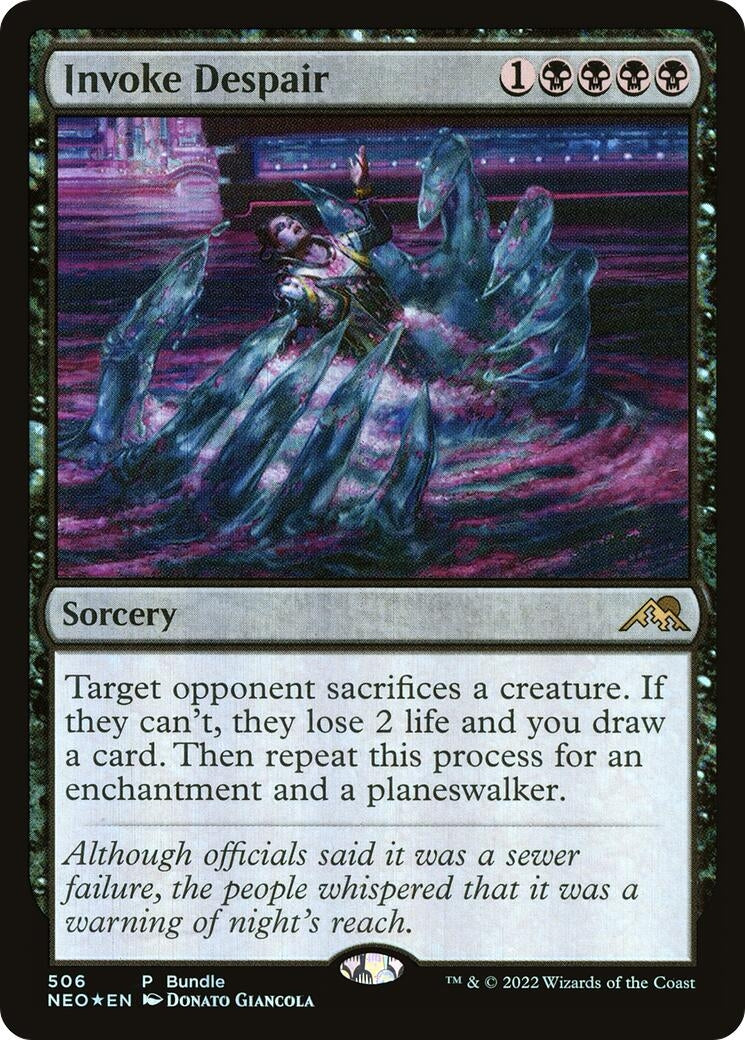 Invoke Despair (NEO Bundle) (506) (Unique and Miscellaneous Promos)