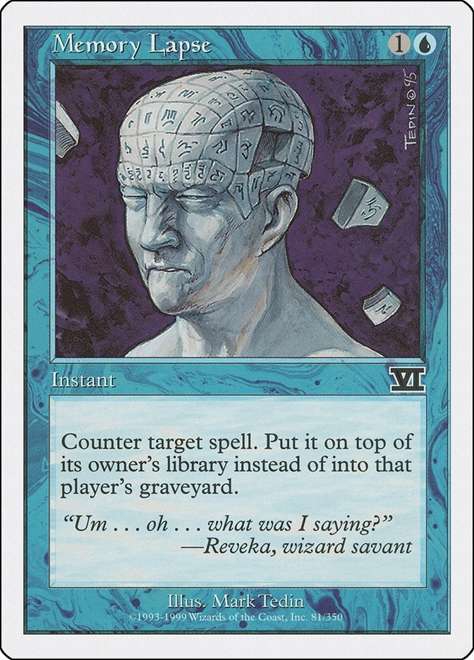 Memory Lapse (81) (Classic Sixth Edition)