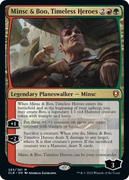 Minsc & Boo, Timeless Heroes (285) (Commander Legends: Battle for Baldur's Gate)