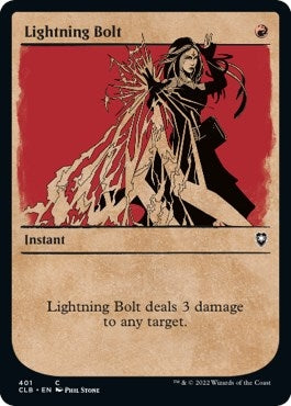 Lightning Bolt (Showcase) (401) (Commander Legends: Battle for Baldur's Gate)