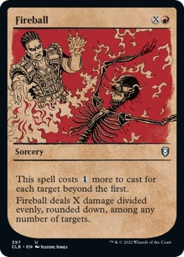 Fireball (Showcase) (397) (Commander Legends: Battle for Baldur's Gate)