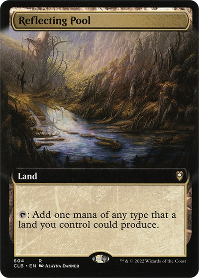 Reflecting Pool (Extended Art) (604) (Commander Legends: Battle for Baldur's Gate)