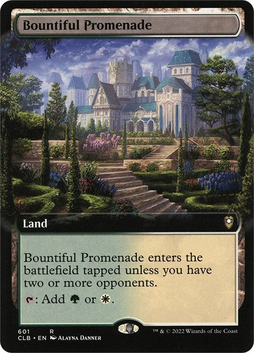 Image for Bountiful Promenade (Extended Art) (601) (Commander Legends: Battle for Baldur's Gate) - Magic: The Gathering