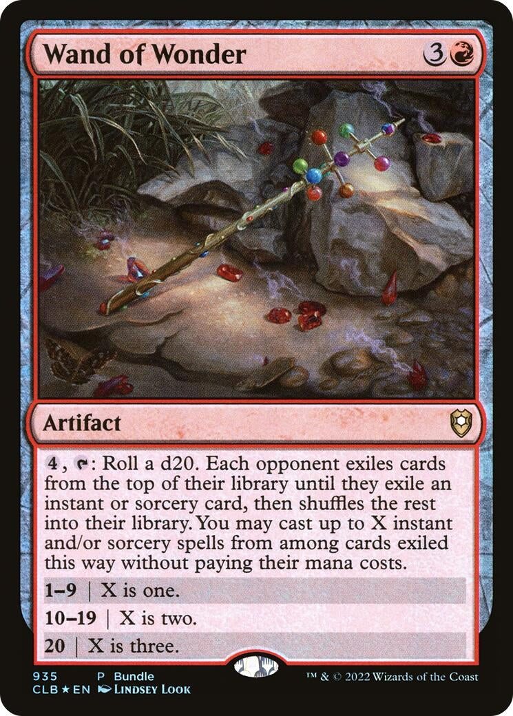 Wand of Wonder (CLB Bundle) (935) (Unique and Miscellaneous Promos)