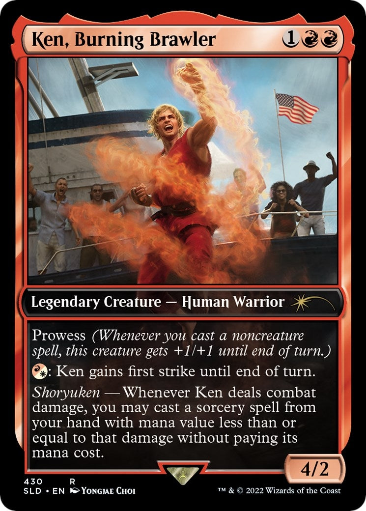 Ken, Burning Brawler (430) (Secret Lair Drop Series)