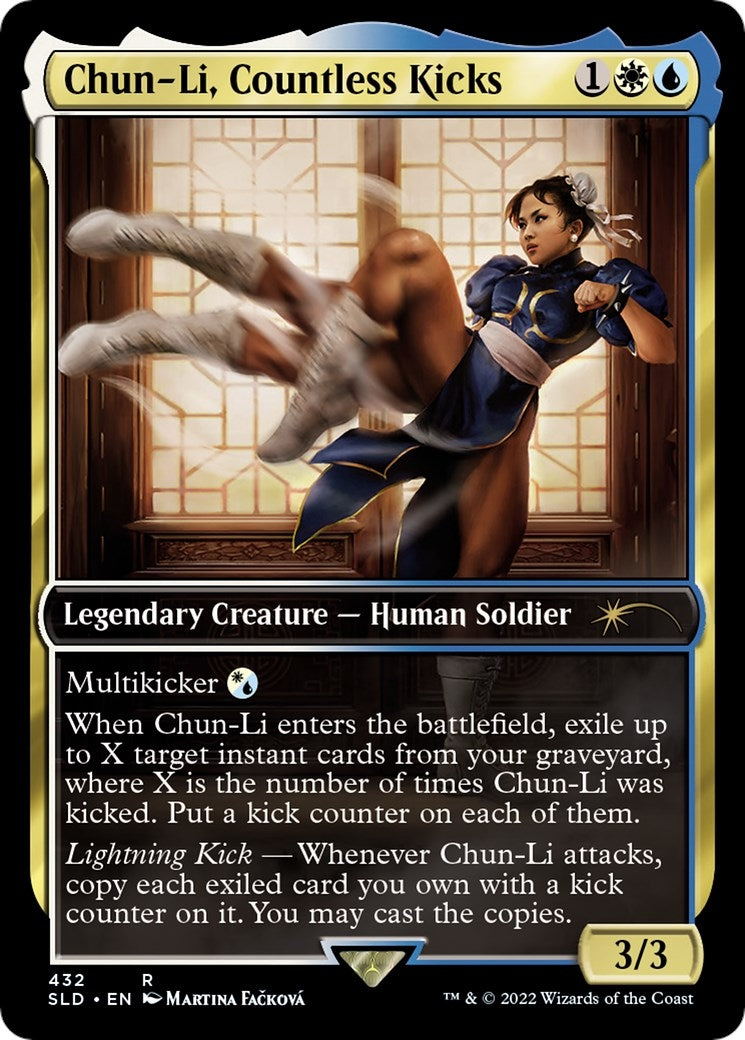 Chun-Li, Countless Kicks (432) (Secret Lair Drop Series)