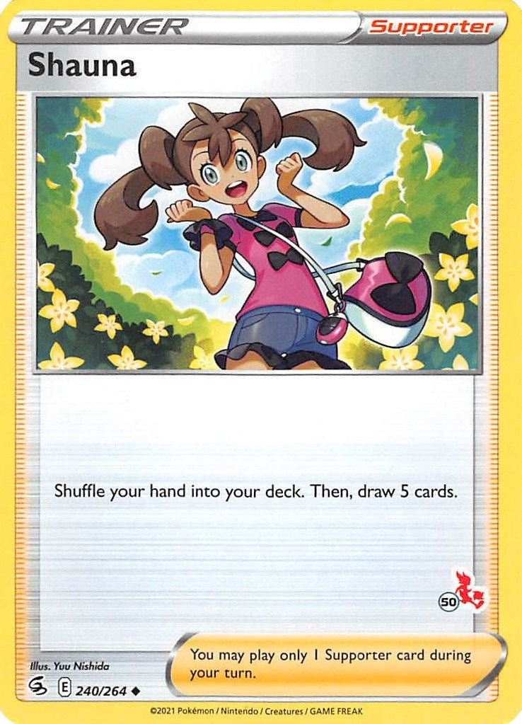 Image for Shauna - 240/264 (#50 Cinderace Stamped) (240/264) (Battle Academy 2022) - Pokemon