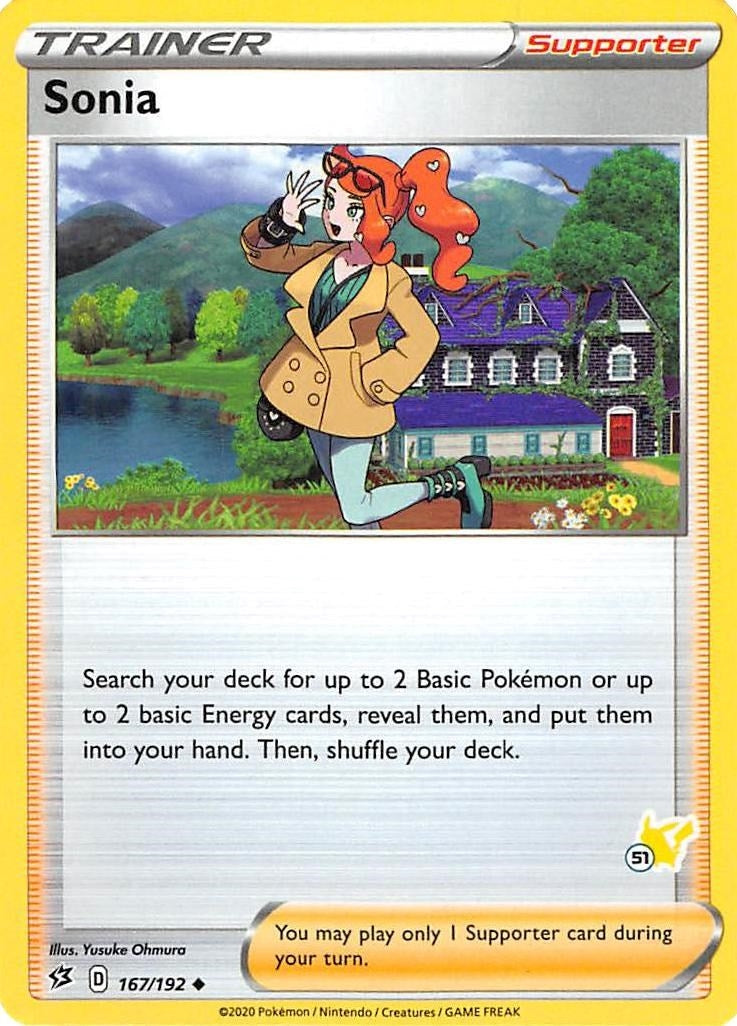 Image for Sonia - 167/192 (#51 Pikachu Stamped) (167/192) (Battle Academy 2022) - Pokemon