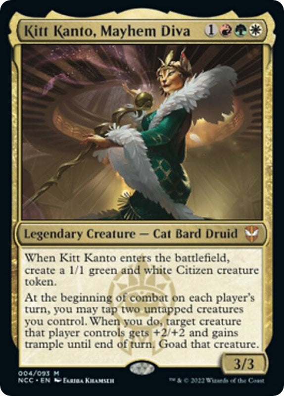 Kitt Kanto, Mayhem Diva (4) (Commander: Streets of New Capenna)