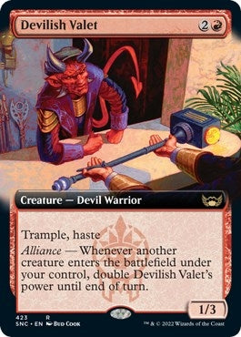 Devilish Valet (Extended Art) (423) (Streets of New Capenna)