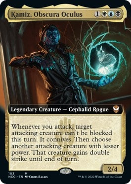 Kamiz, Obscura Oculus (Extended Art) (103) (Commander: Streets of New Capenna)