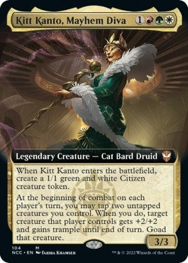 Kitt Kanto, Mayhem Diva (Extended Art) (104) (Commander: Streets of New Capenna)