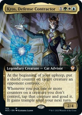 Kros, Defense Contractor (Extended Art) (105) (Commander: Streets of New Capenna)