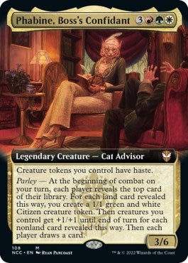 Phabine, Boss's Confidant (Extended Art) (108) (Commander: Streets of New Capenna)