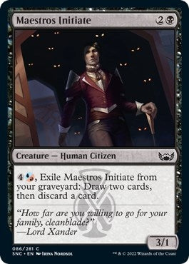 Maestros Initiate (86) (Streets of New Capenna)