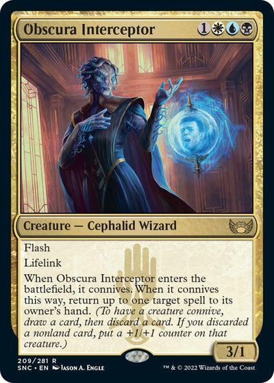 Obscura Interceptor (209) (Streets of New Capenna)