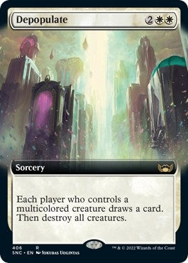 Depopulate (Extended Art) (406) (Streets of New Capenna)