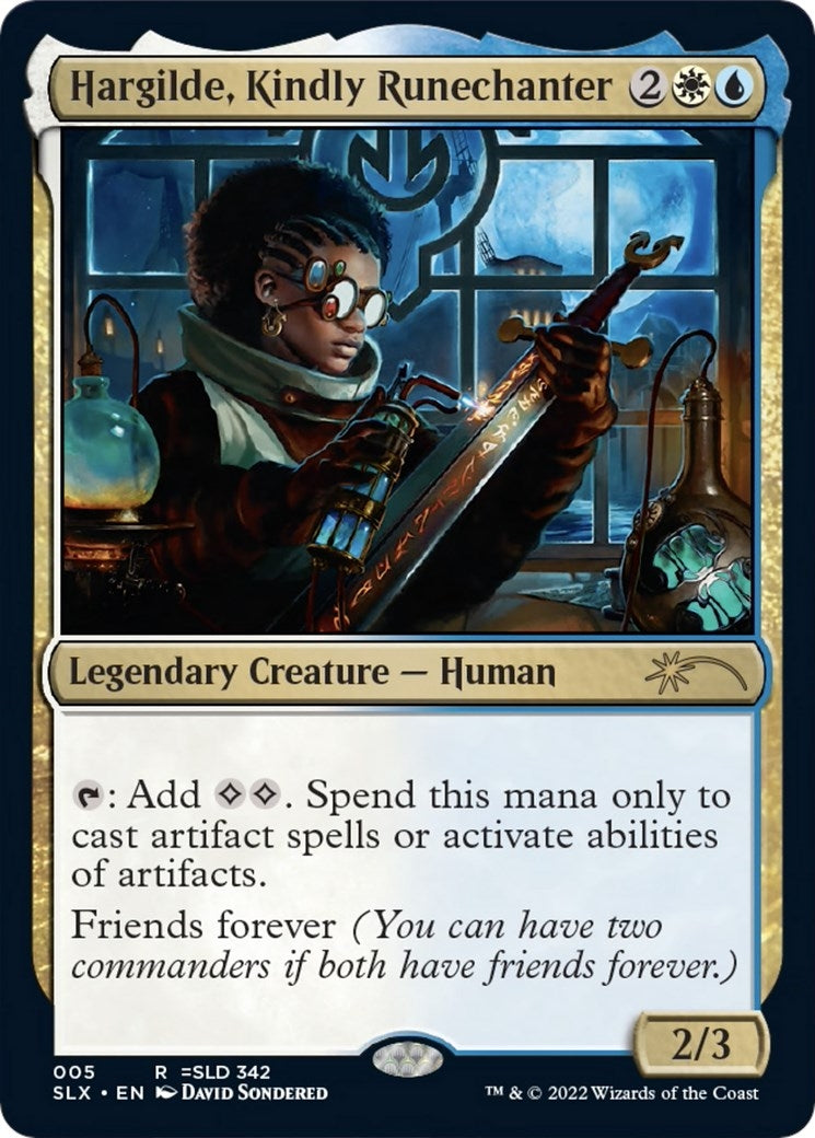 Hargilde, Kindly Runechanter (5) (SLX Cards)