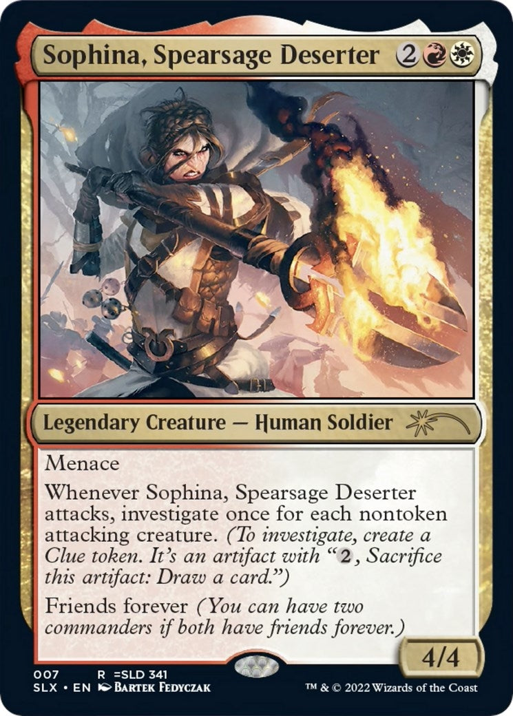 Sophina, Spearsage Deserter (7) (SLX Cards)