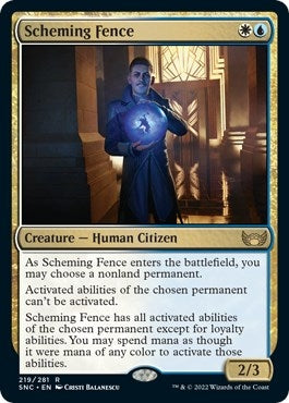 Scheming Fence (219) (Streets of New Capenna)