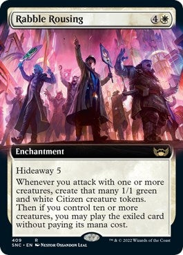 Rabble Rousing (Extended Art) (409) (Streets of New Capenna)