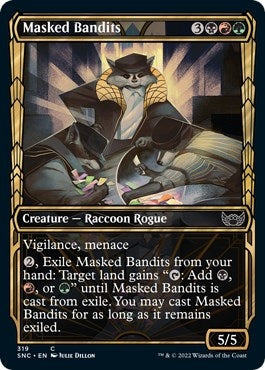 Masked Bandits (Showcase) (319) (Streets of New Capenna)
