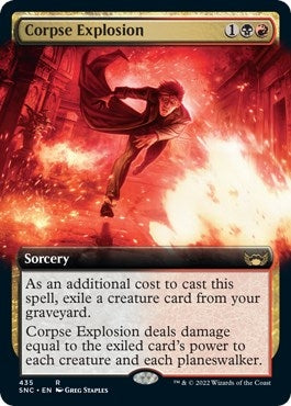 Corpse Explosion (Extended Art) (435) (Streets of New Capenna)