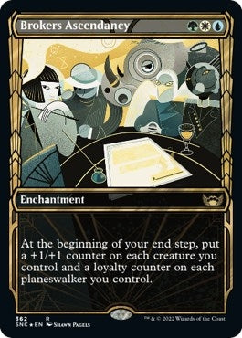Brokers Ascendancy (Gilded Foil) (362) (Streets of New Capenna)