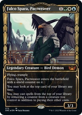 Falco Spara, Pactweaver (Gilded Foil) (372) (Streets of New Capenna)