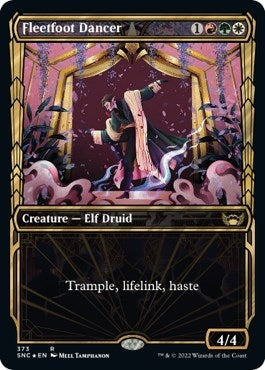 Fleetfoot Dancer (Gilded Foil) (373) (Streets of New Capenna)