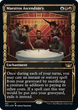 Maestros Ascendancy (Gilded Foil) (381) (Streets of New Capenna)