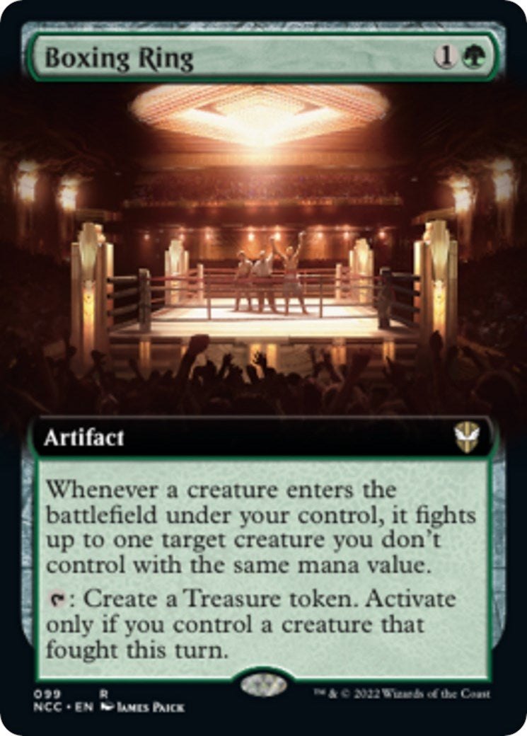 Boxing Ring (Extended Art) (99) (Commander: Streets of New Capenna)