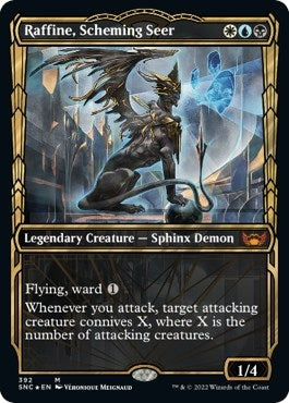 Raffine, Scheming Seer (Gilded Foil) (392) (Streets of New Capenna)