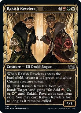 Rakish Revelers (Gilded Foil) (393) (Streets of New Capenna)