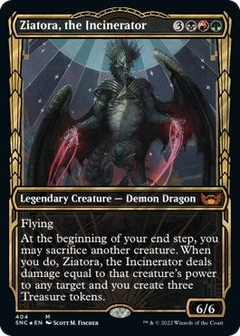 Ziatora, the Incinerator (Gilded Foil) (404) (Streets of New Capenna)