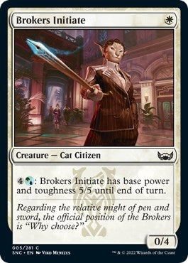 Brokers Initiate (5) (Streets of New Capenna)
