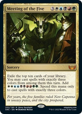 Meeting of the Five (202) (Streets of New Capenna)